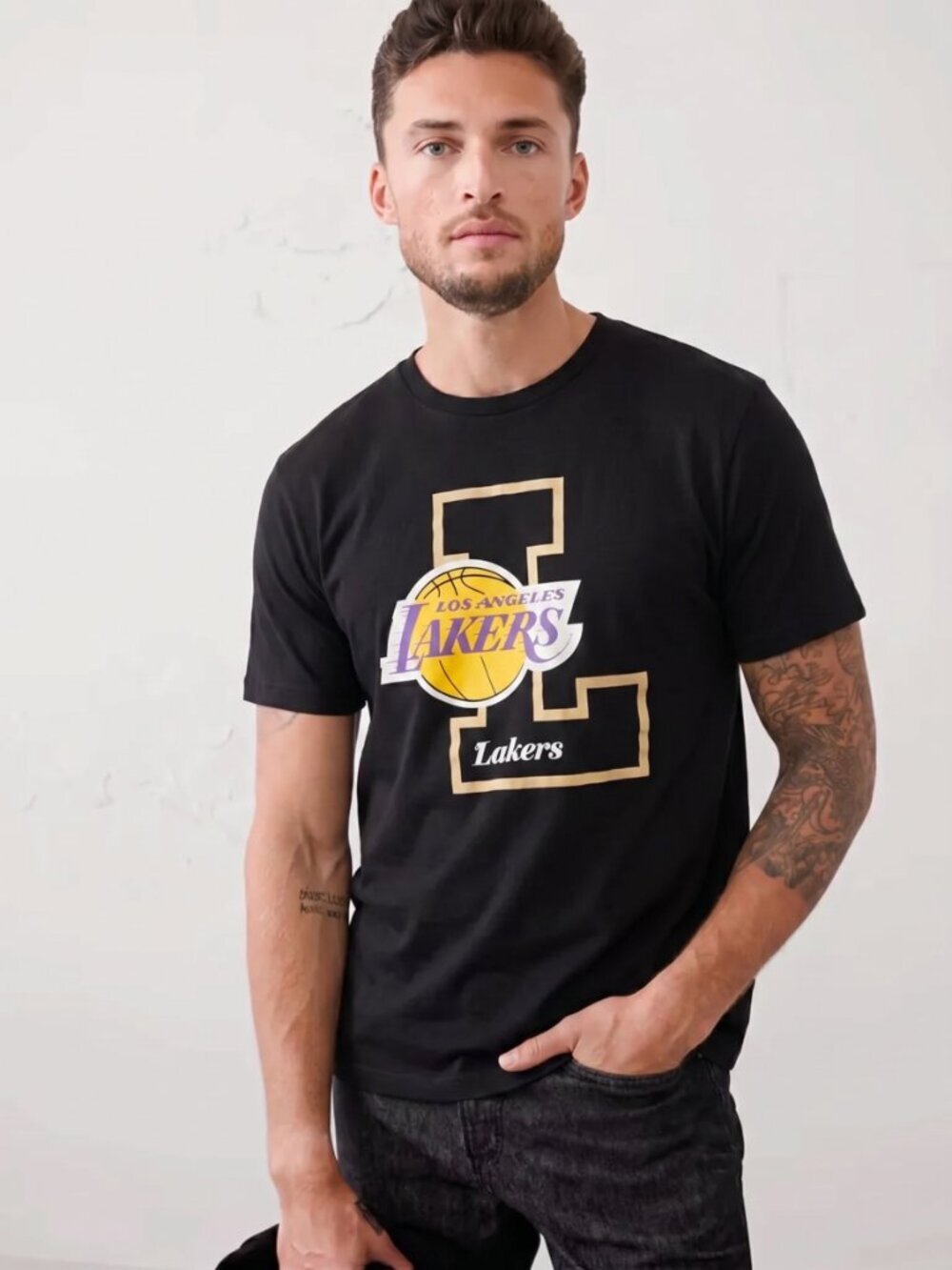 LOS ANGELES LAKERS MENS TEES (LARGE)